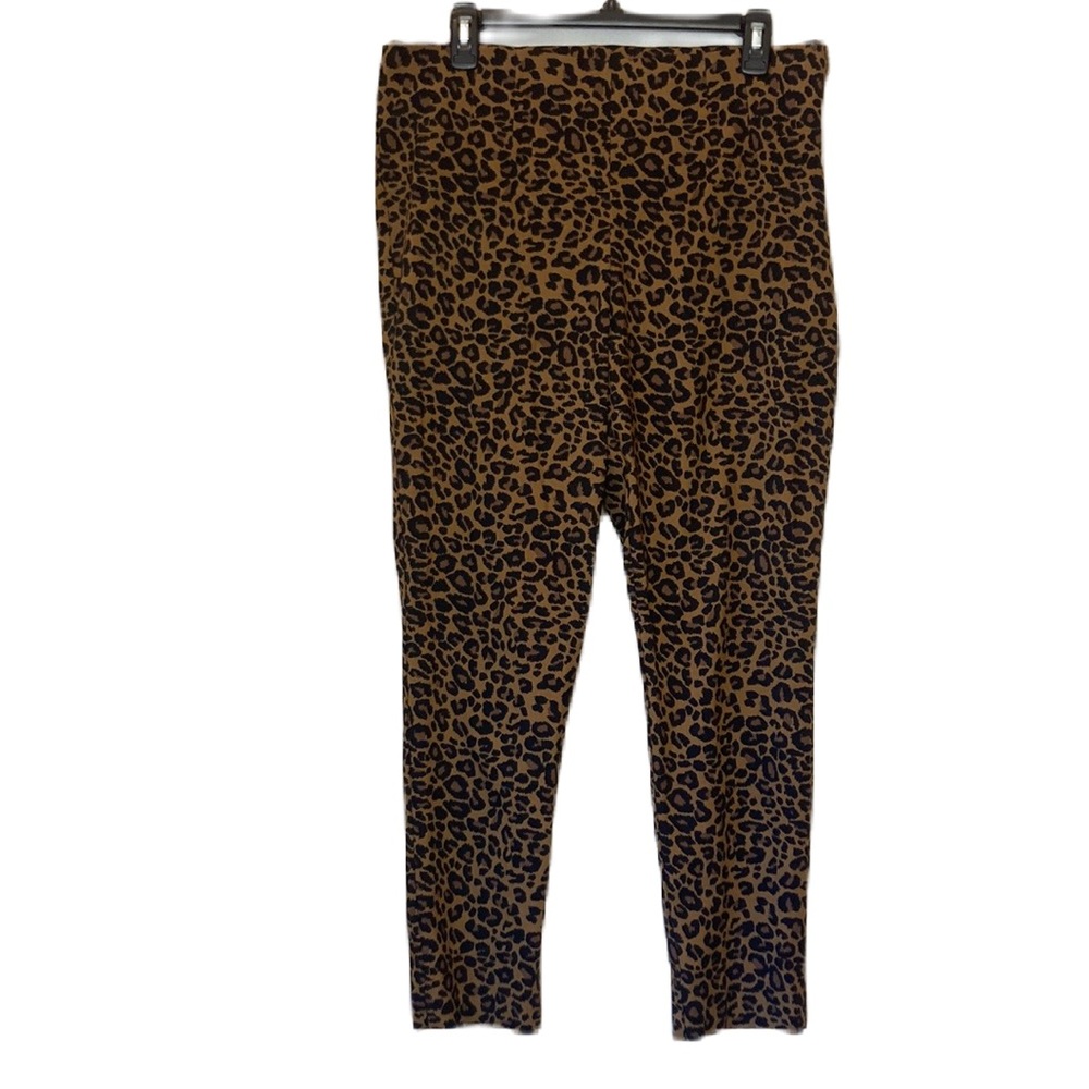 Time & Tru Cheetah Print Trousers Size 18